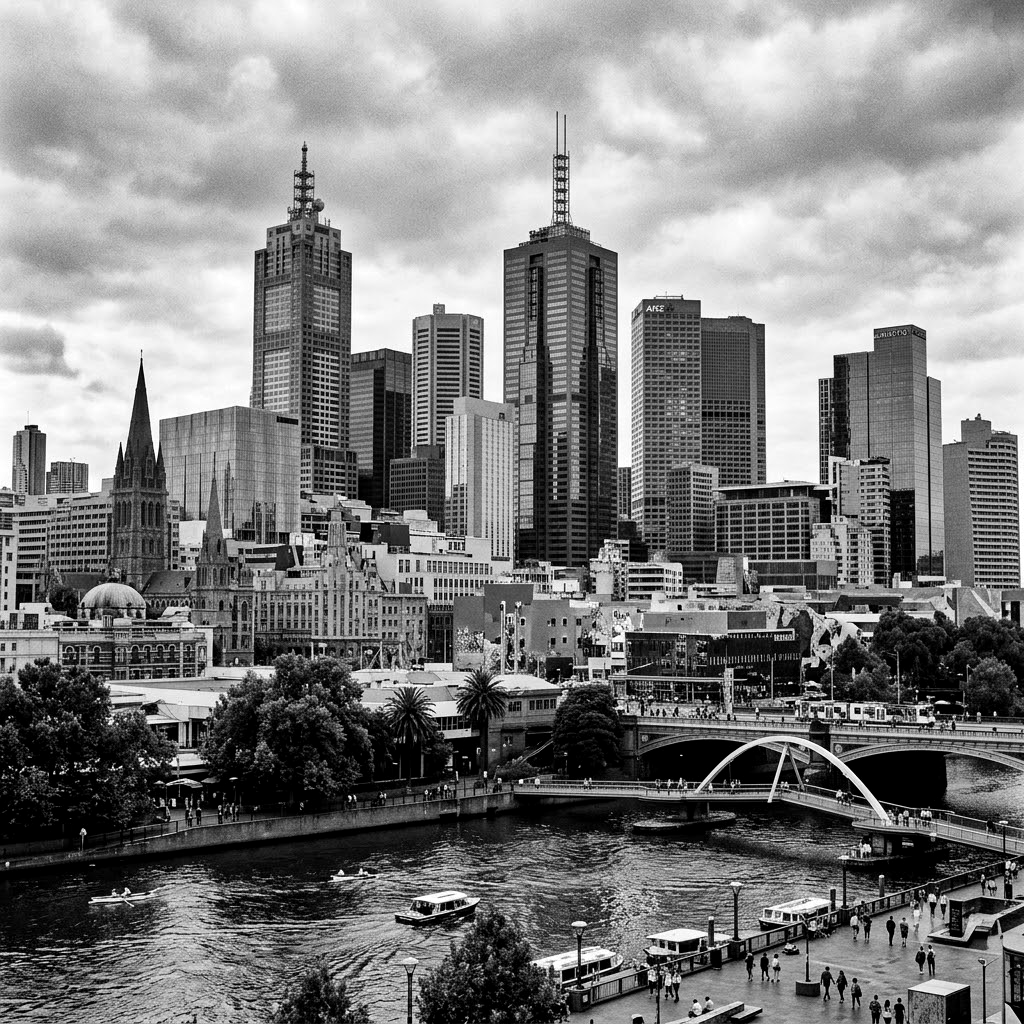 Melbourne city skyline