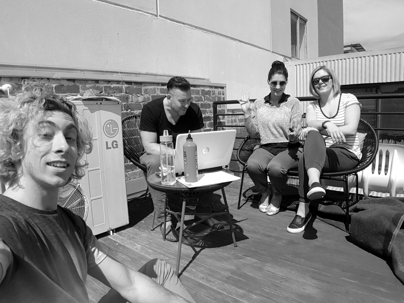 The team planning a campaign
